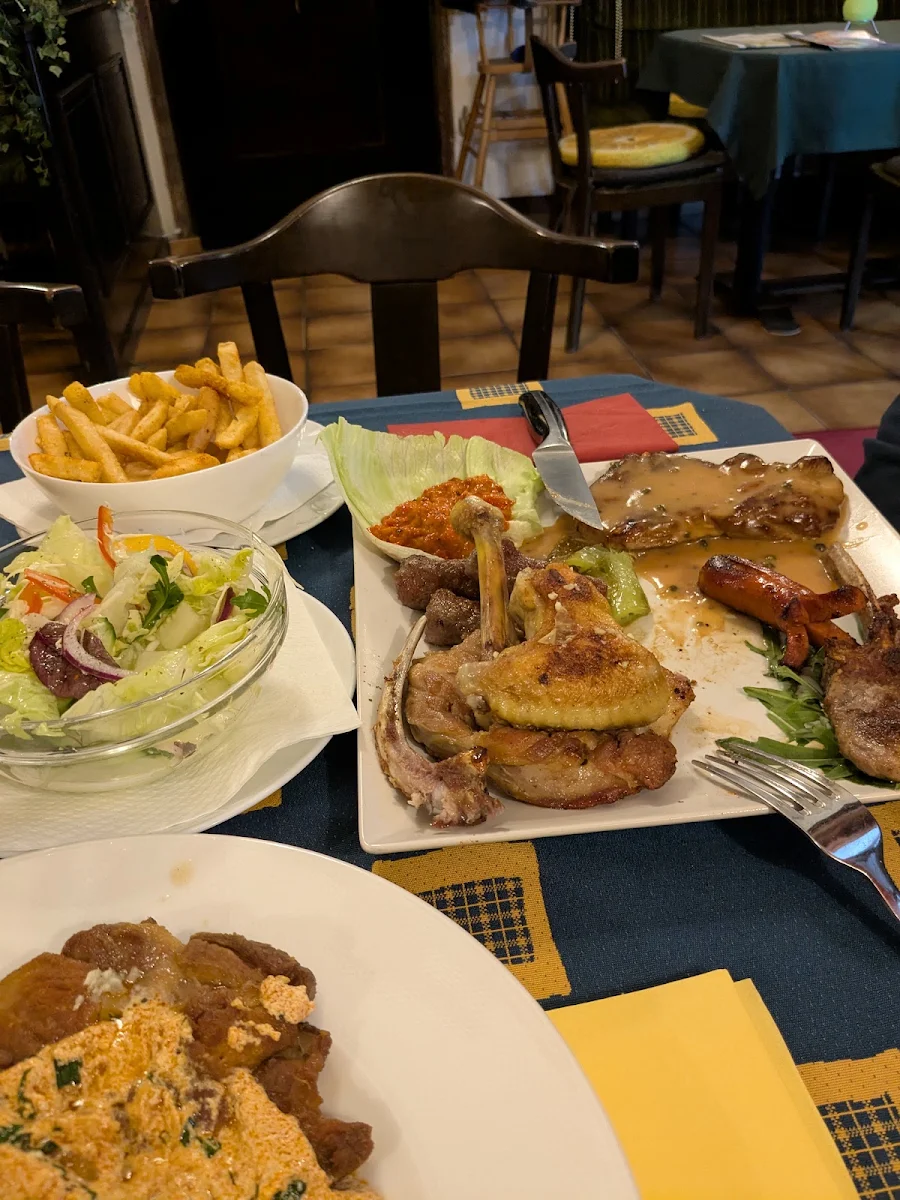 Grillteller Mit Ommes