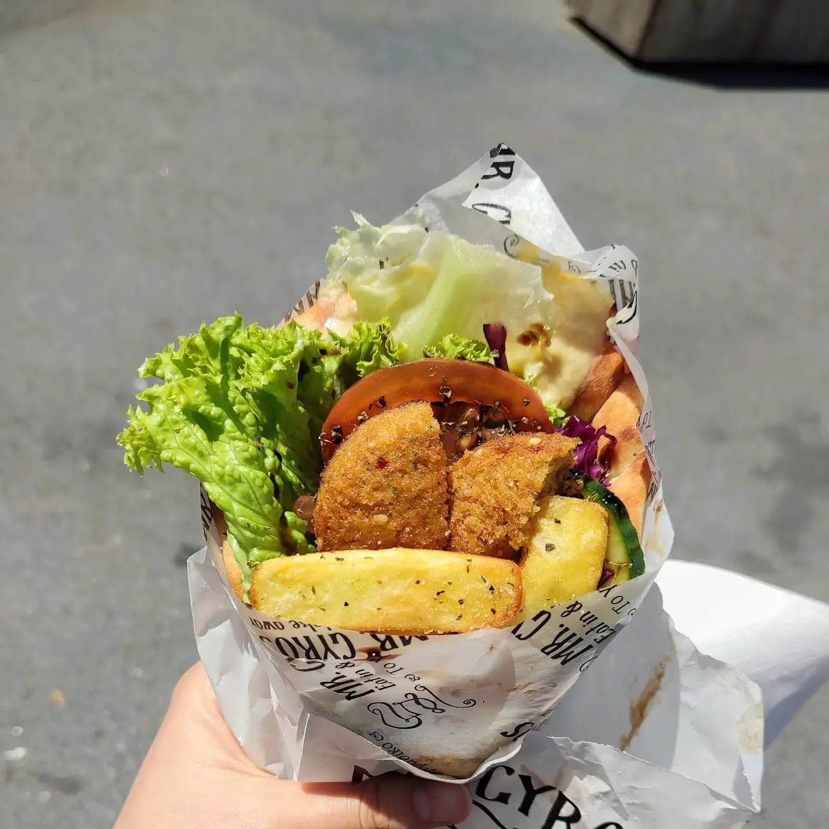 Vegan Pita Falafel