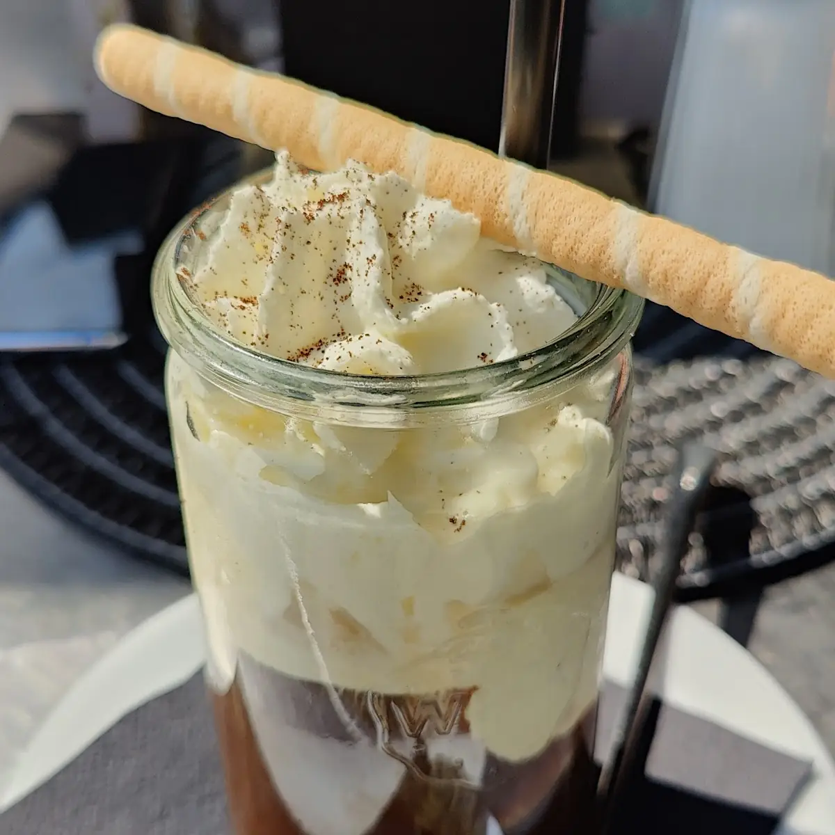 Eiskaffee Ungerührt