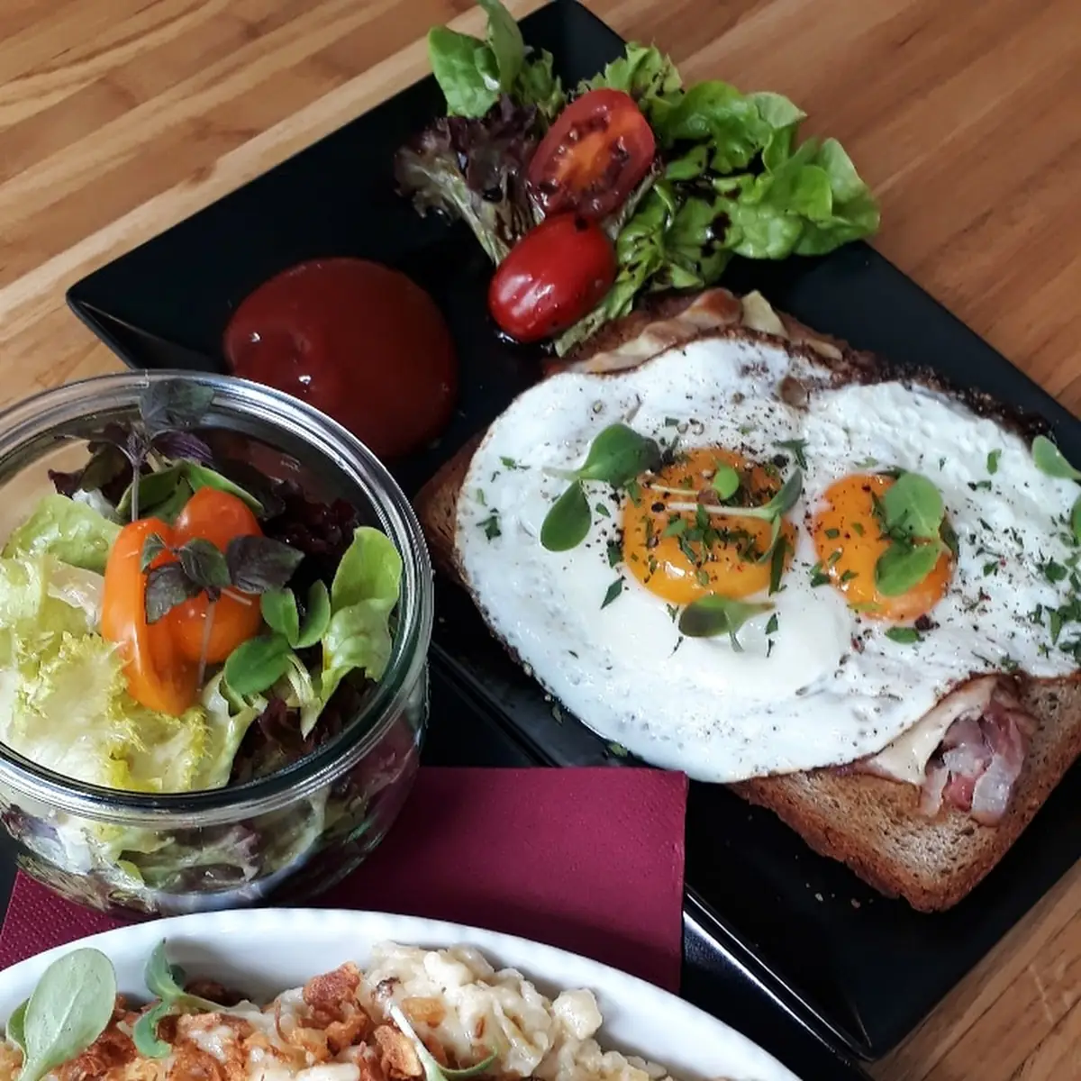 Waldviertlertoast Käsespätzle