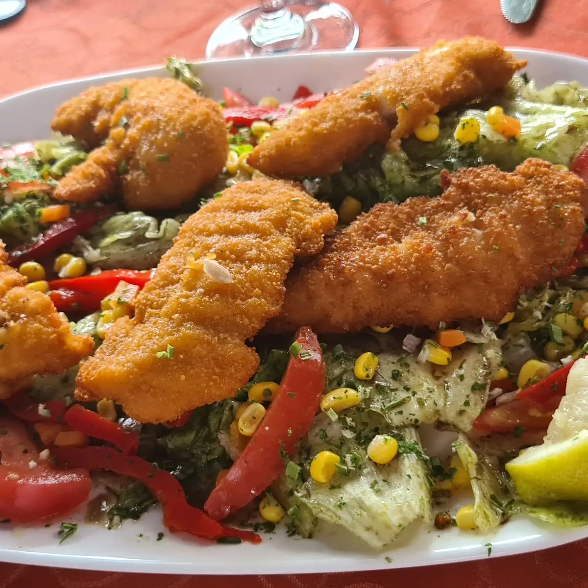 Salat Mit Hendl