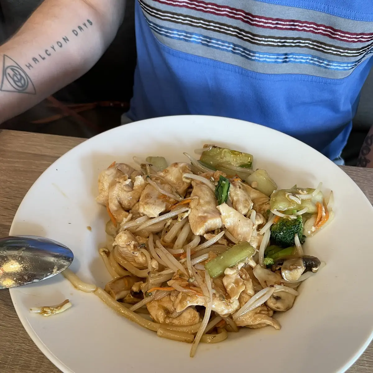 Satay Chicken Nudeln