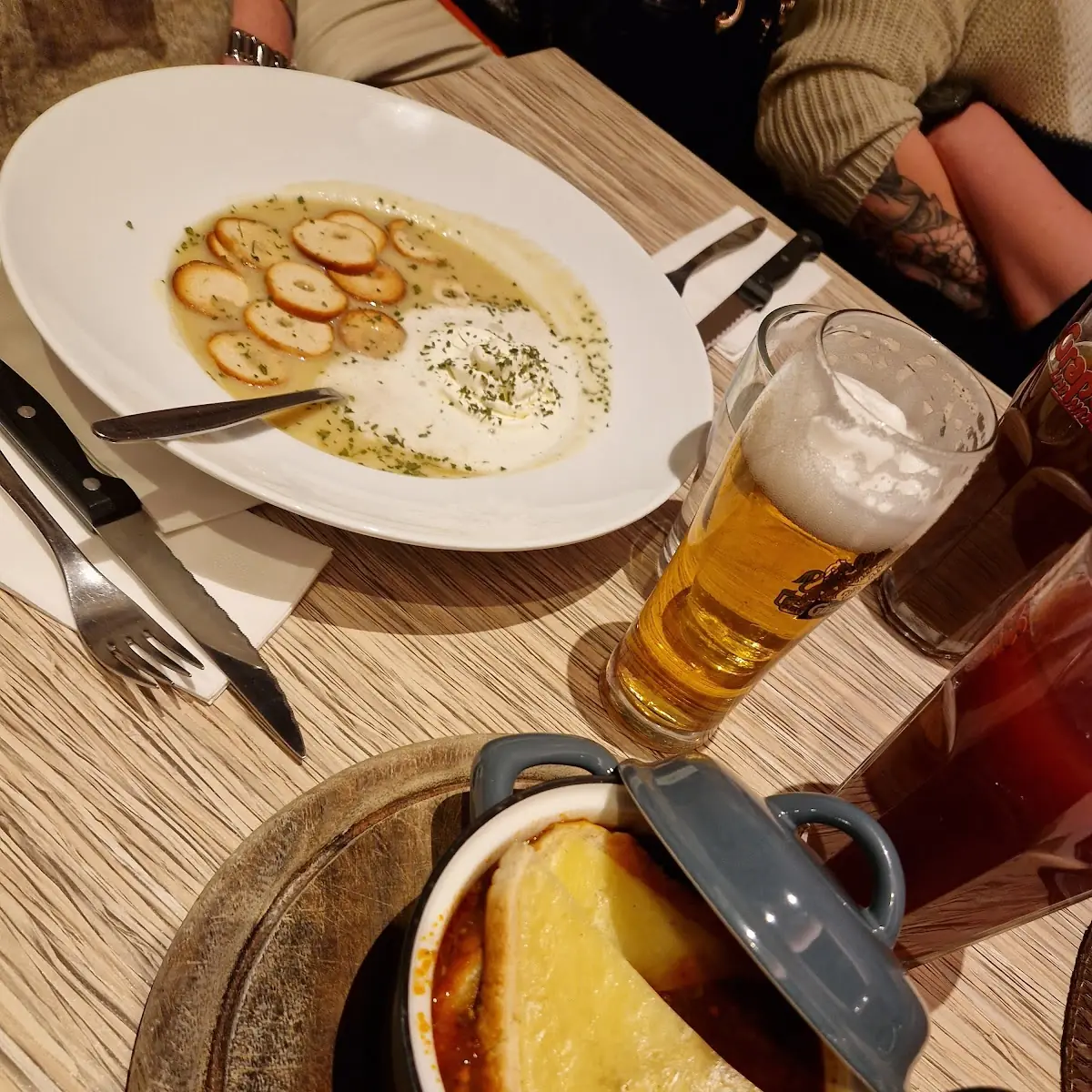 Französische Zweibelsuppe
