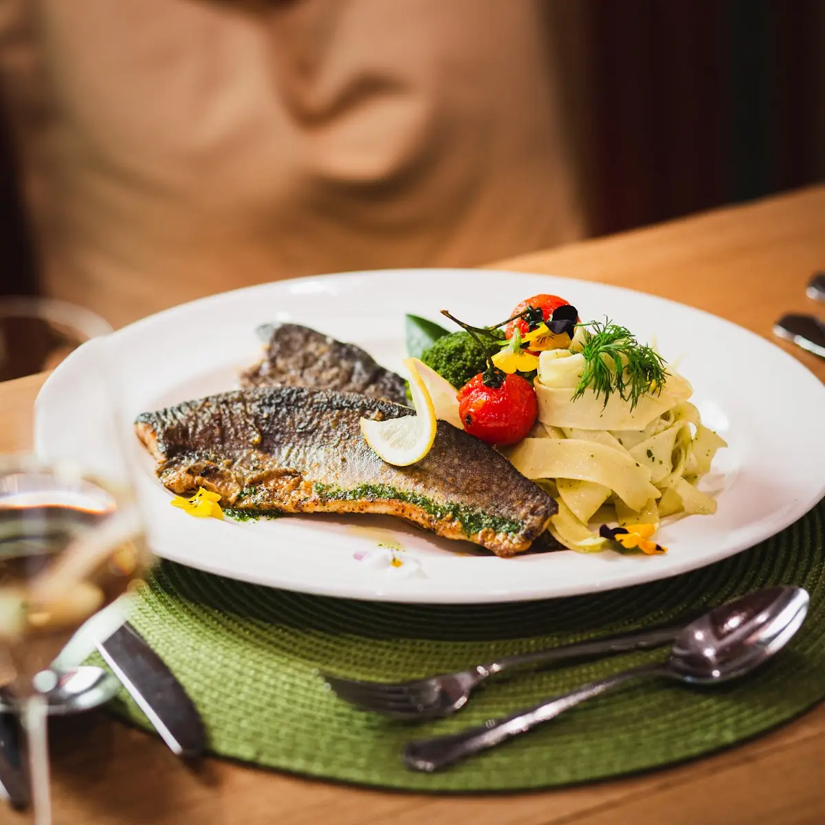 Duett Von Forellen- Und Saiblingsfilet