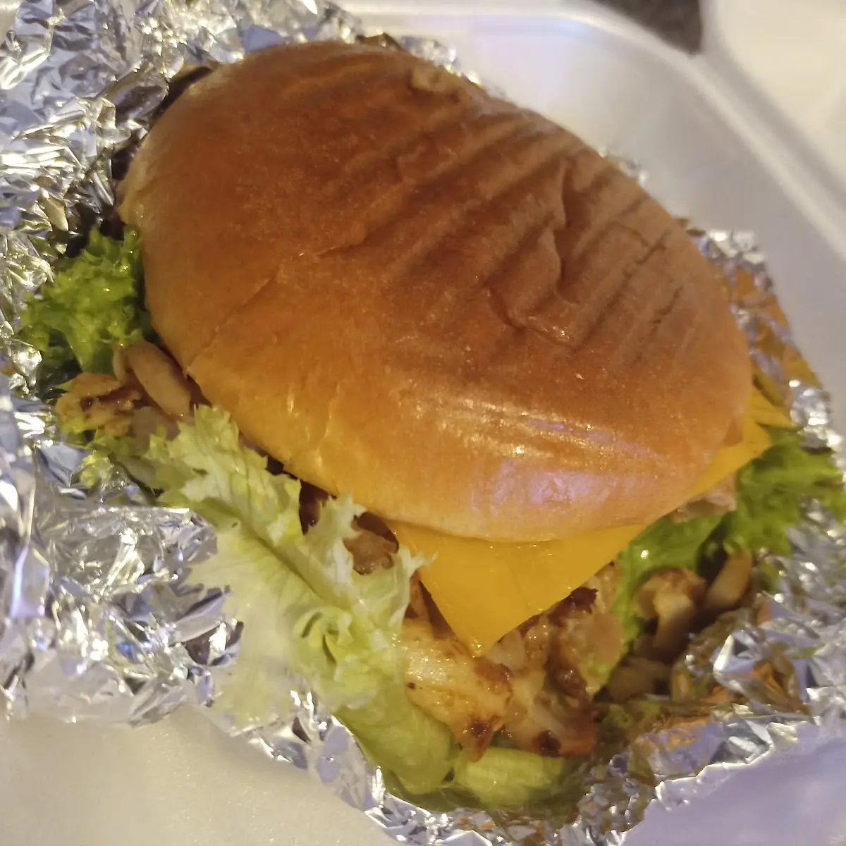Burger Mit Kebap Fleisch