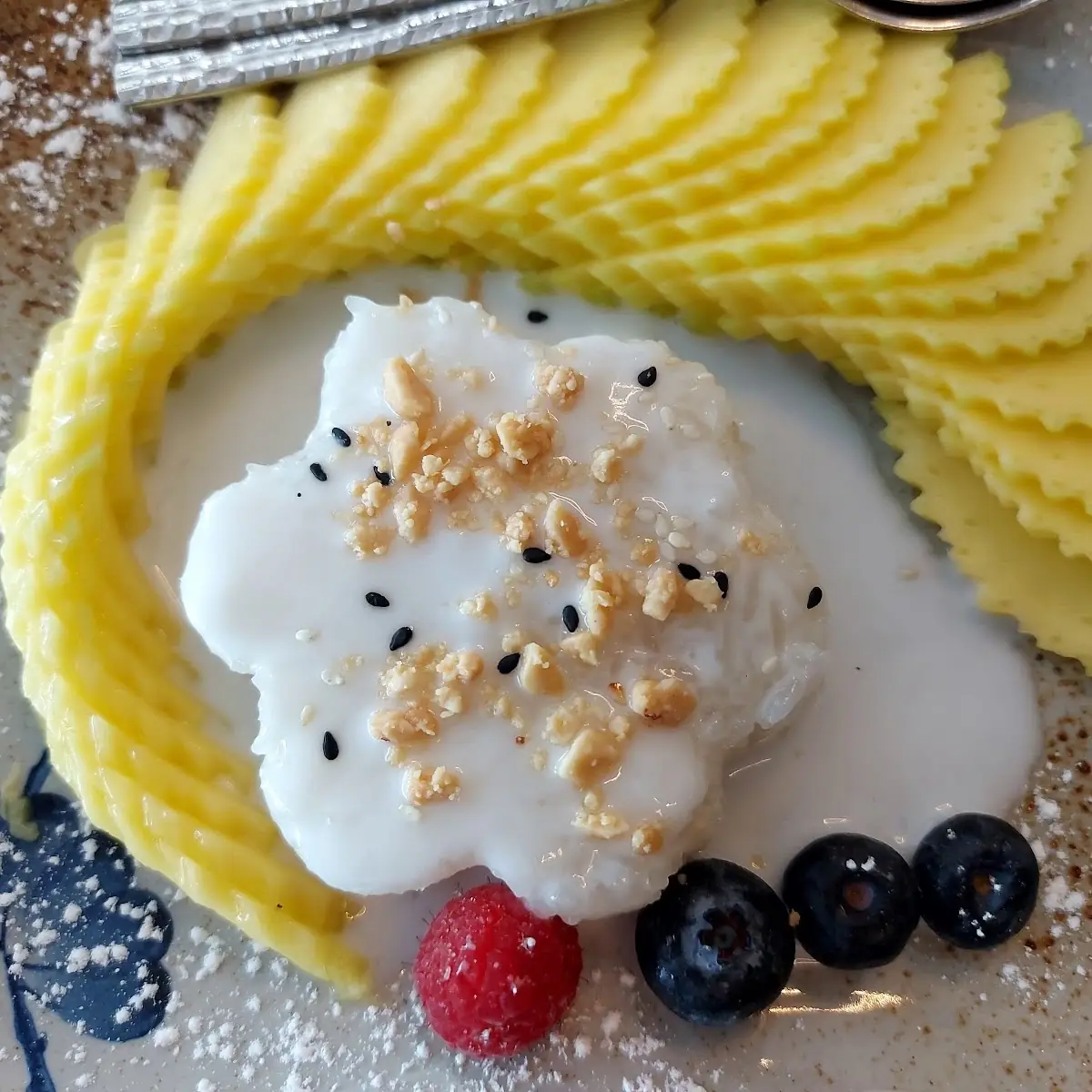 Klebreis Mit Mango