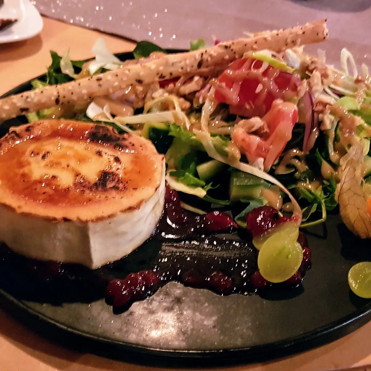 Gratinierter Ziegenkäse