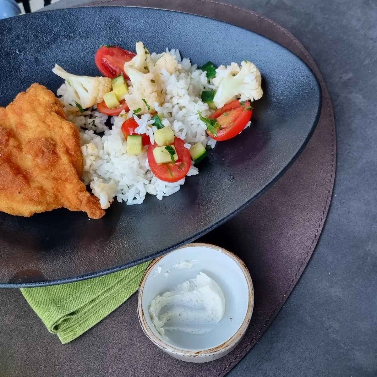 Schnitzel Mit Gemüsereis