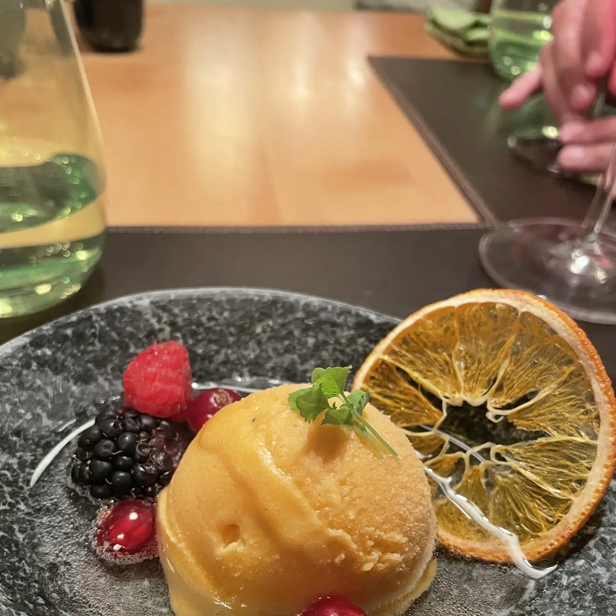 Sorbet Mit Prosecco