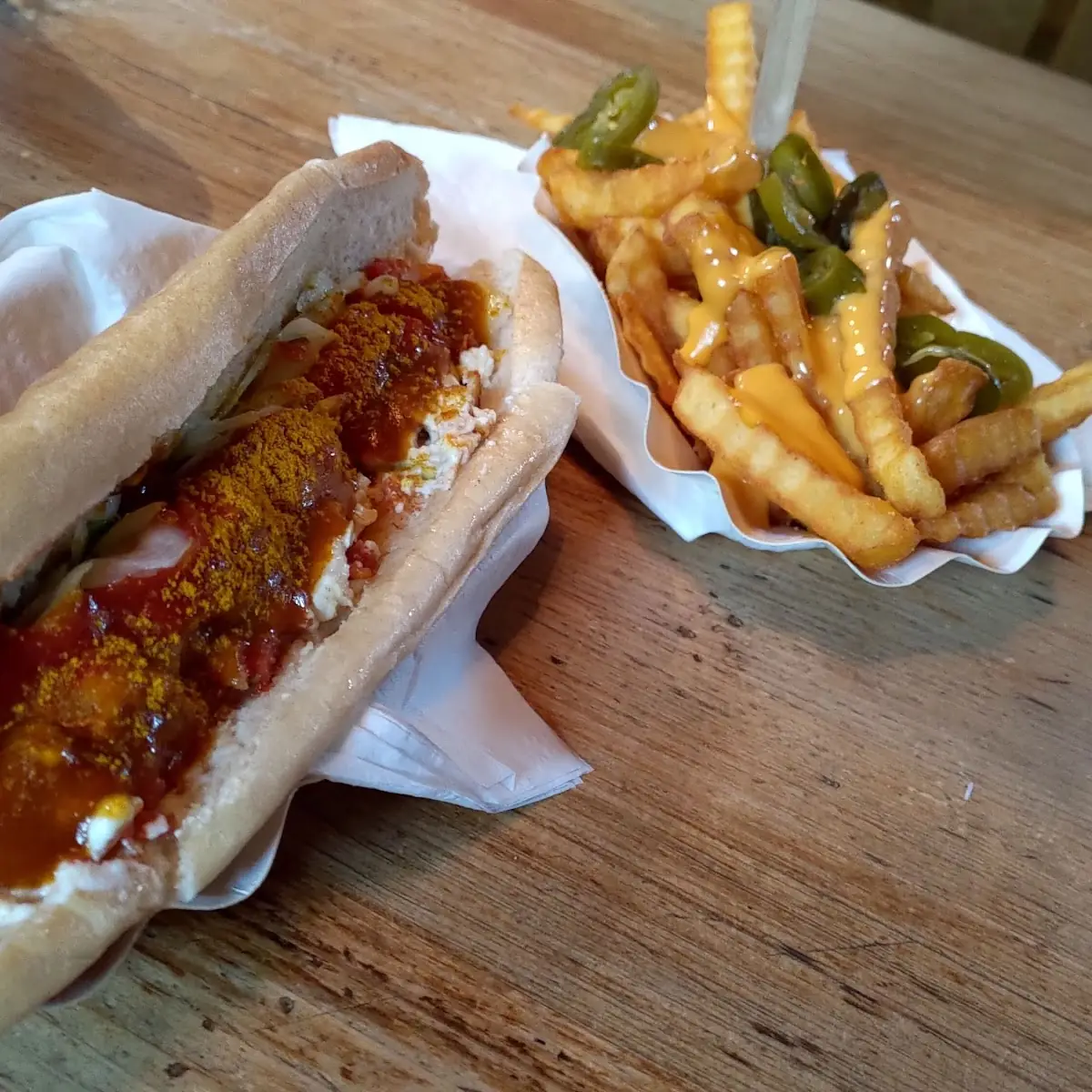 Vegane Currywurst
