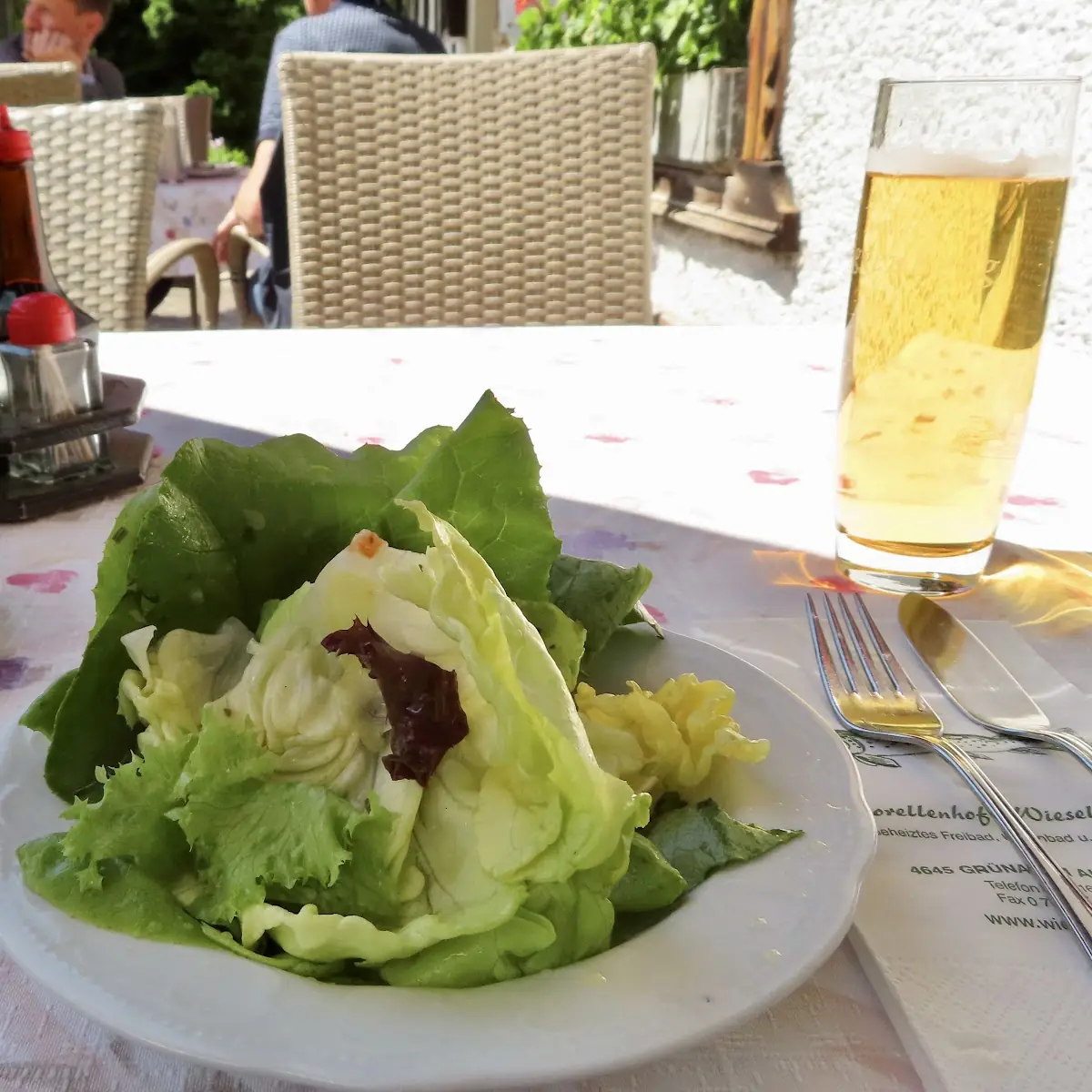 Grüne Salat War Sehr Gut