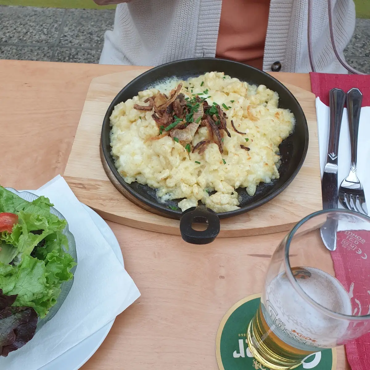 Käsespätzle Mit Röstzwiebel
