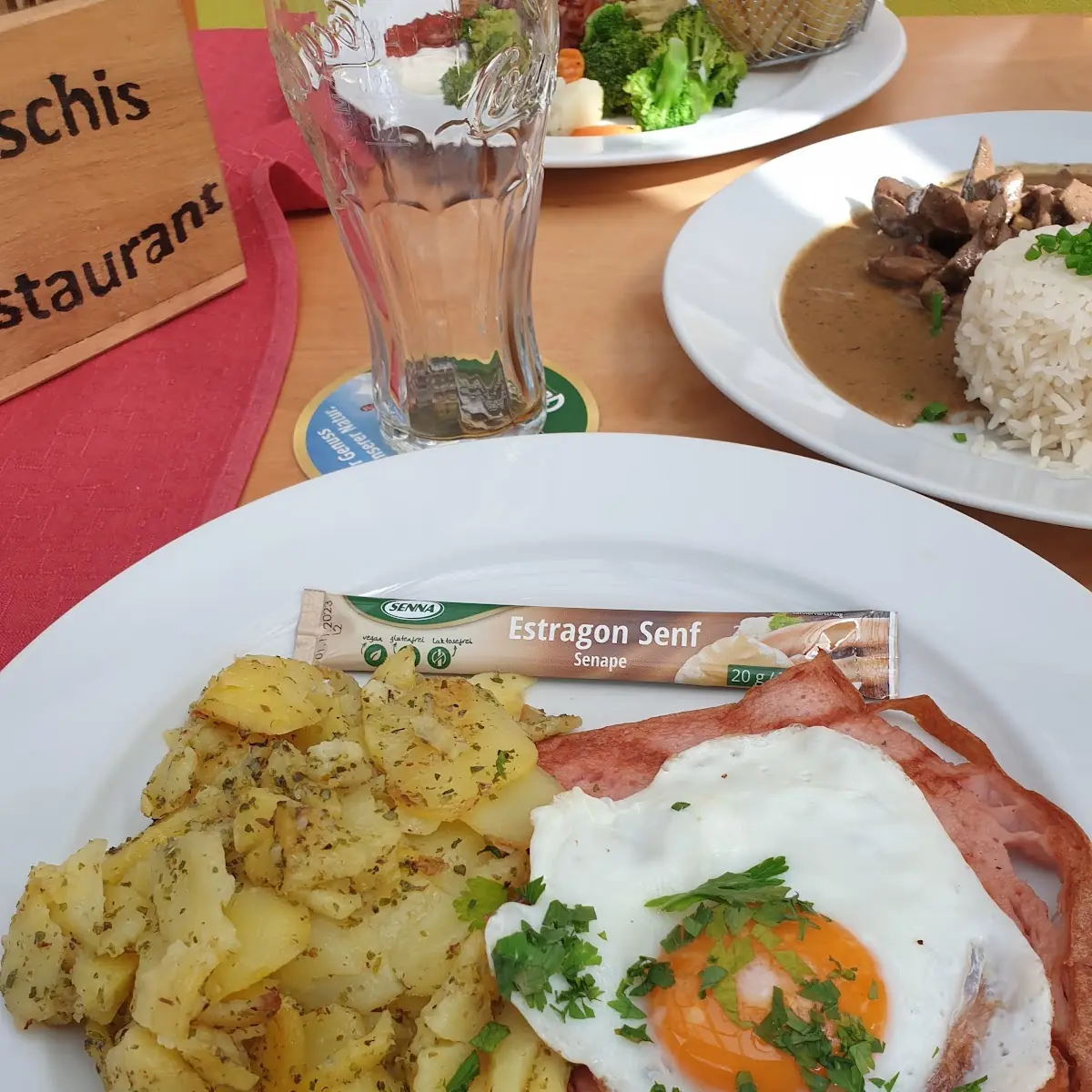 Leberkäse Mit Bratkartoffeln