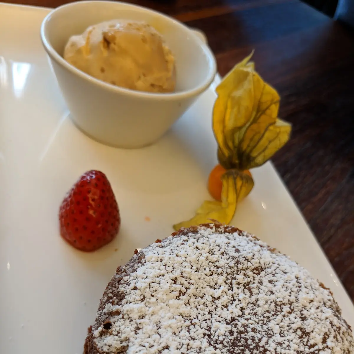 Warmer Schokokuchen