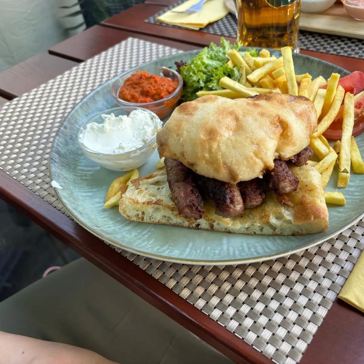 Fladenbrot Mit Cevacici