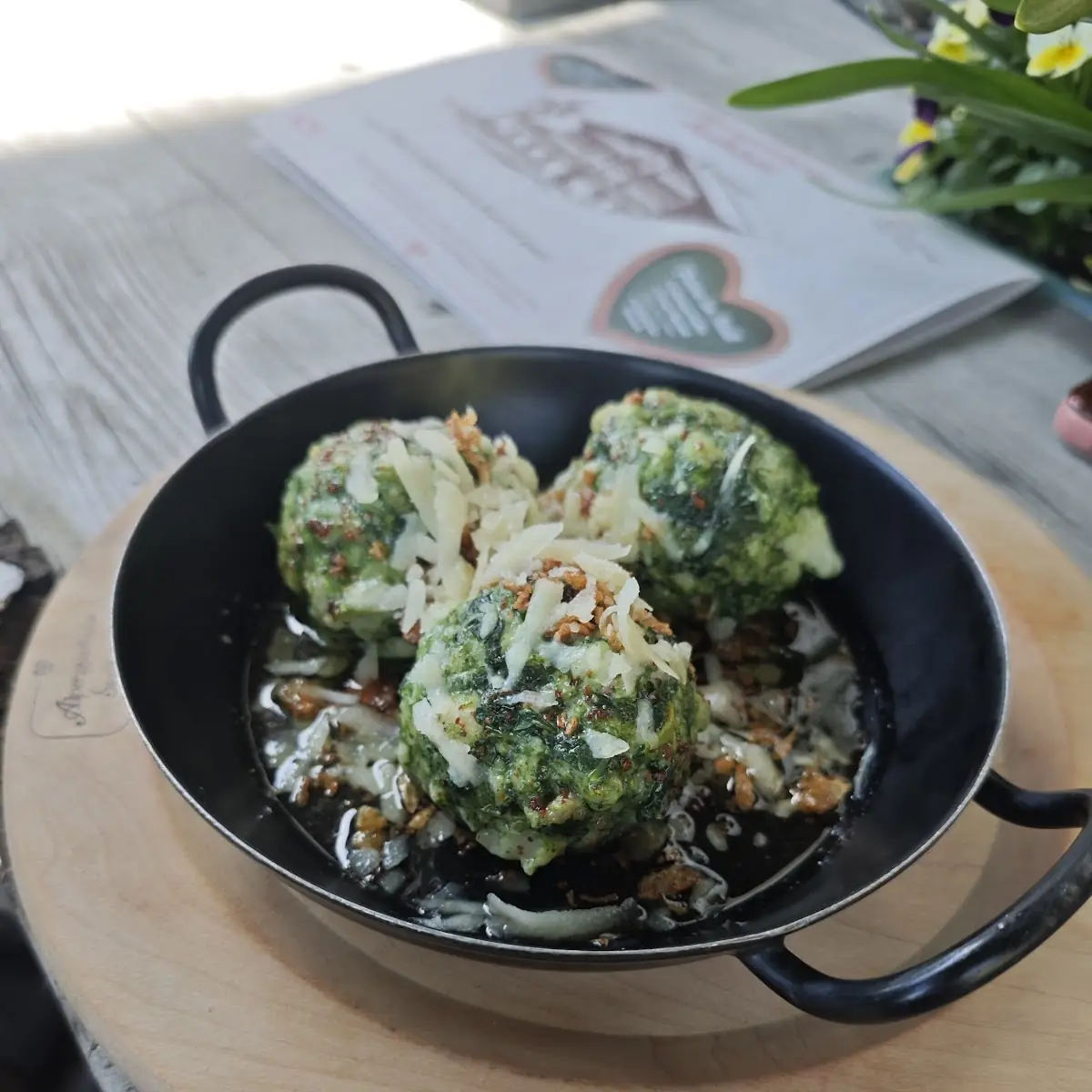 Spinatknödel Mit Butter