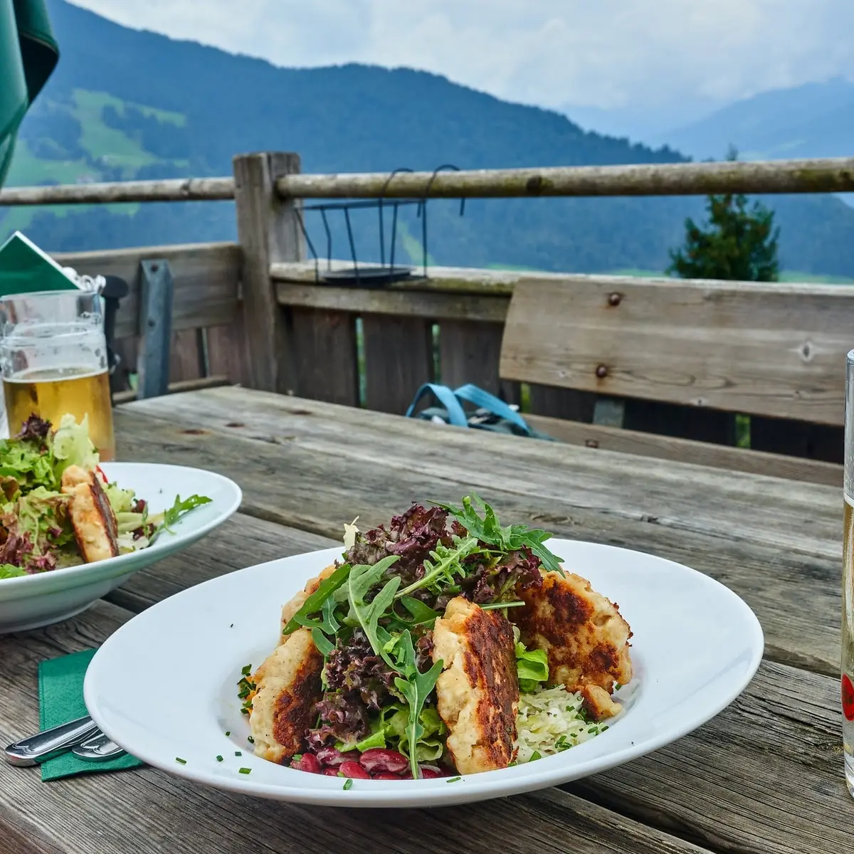 Stallhäuslsalat Mit Kaspressknödel