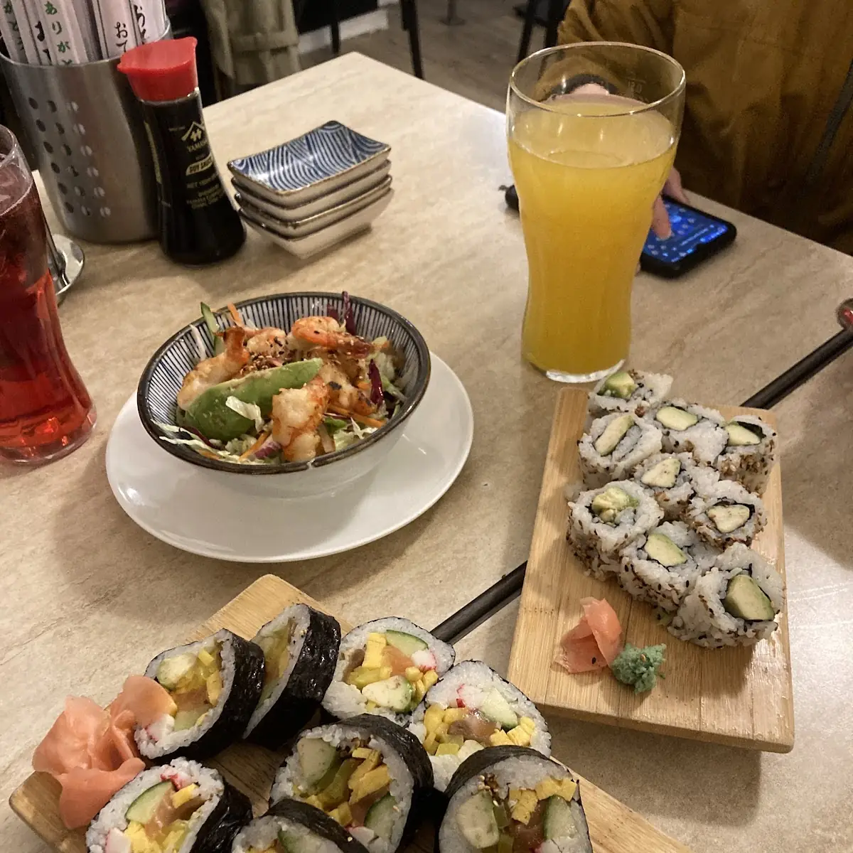 California Maki Ebi Yaki Futo Maki