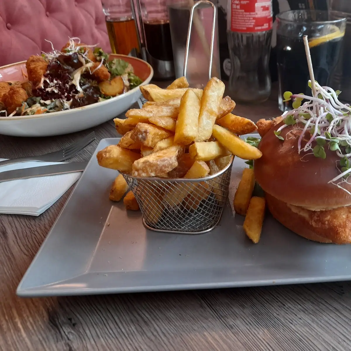 Chicken Burger Menü