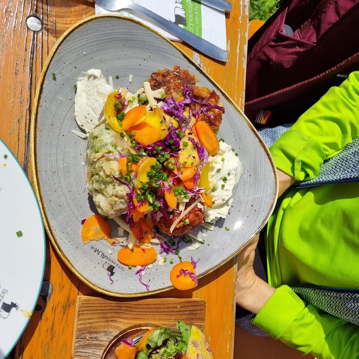 Dreierlei Knödel Mit Salat