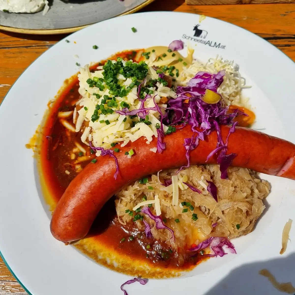 Hauswurst Mit Sauerkraut U Kaspressknödel