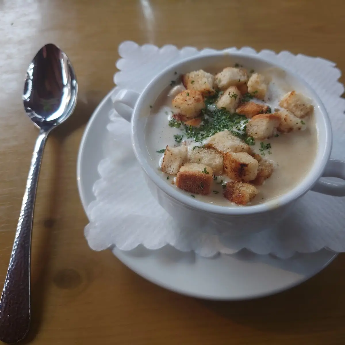 Knoblauch Creme Suppe