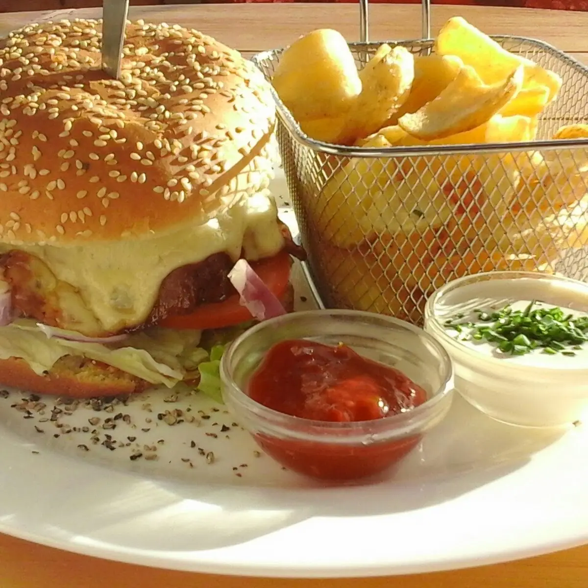 Doppler's Burger Mit Biorindfleisch