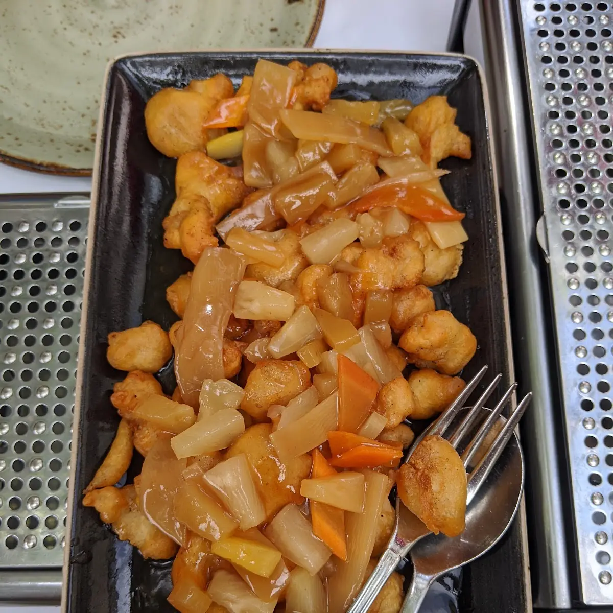 Hühnerfleisch Mit Ananas - Süß Sauer