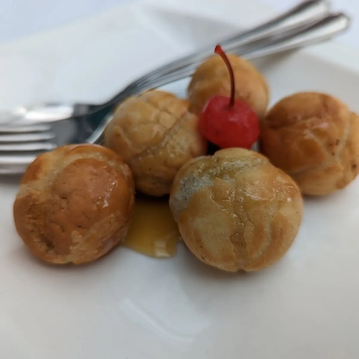 Klebereisknödel Gebacken