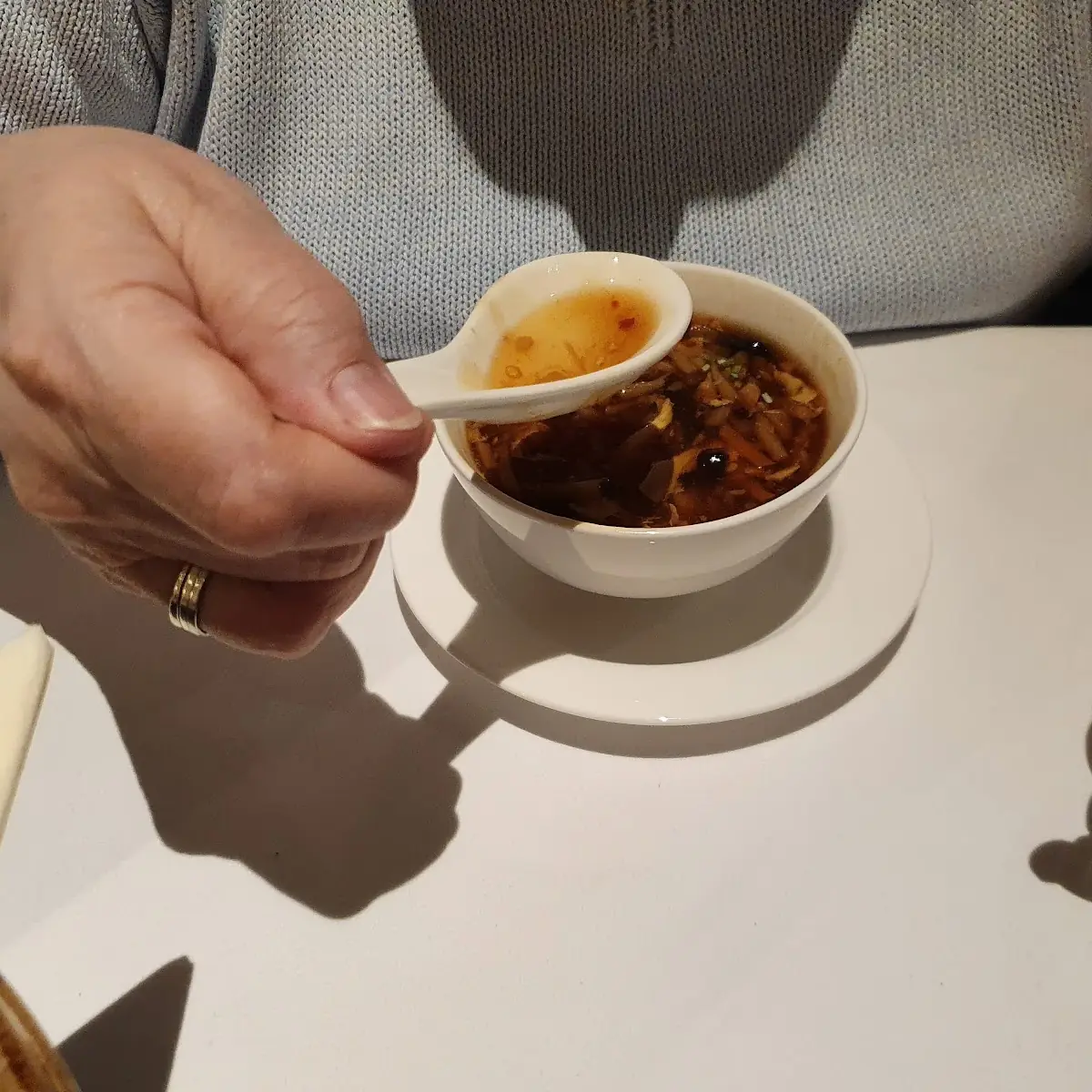 Süss-scharfe Suppe
