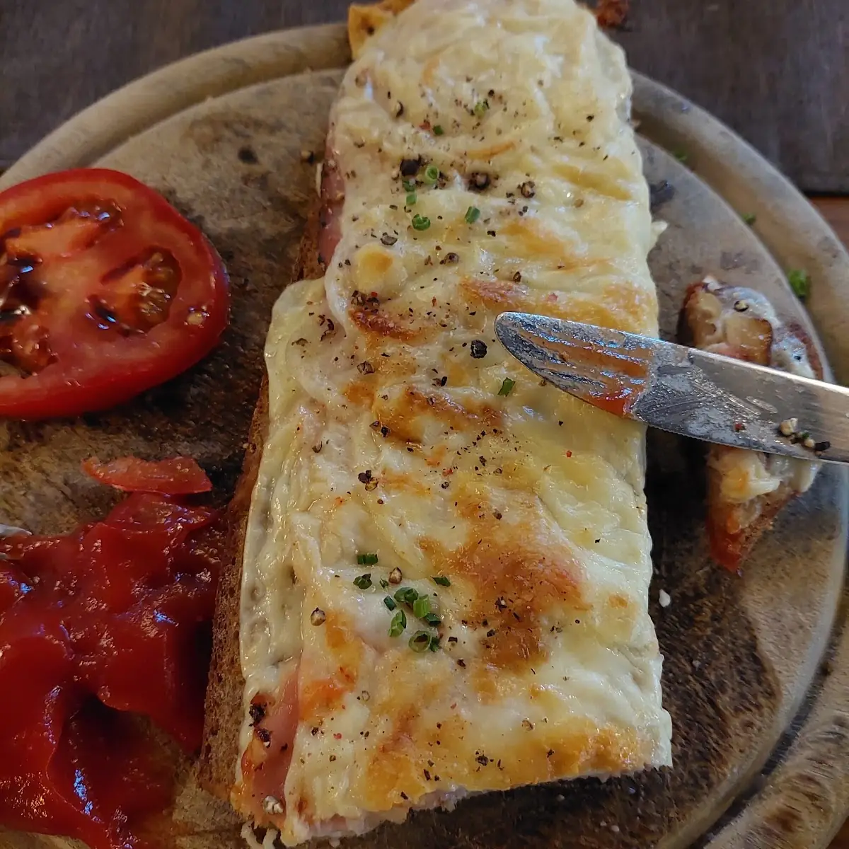 Bauerntoast Mit Gselchtem