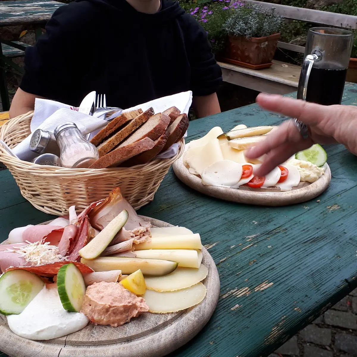Käseplatte Und Bradlplatte