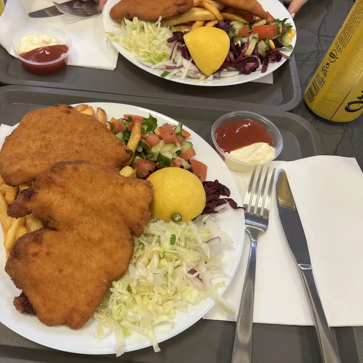 Schnitzel Teller