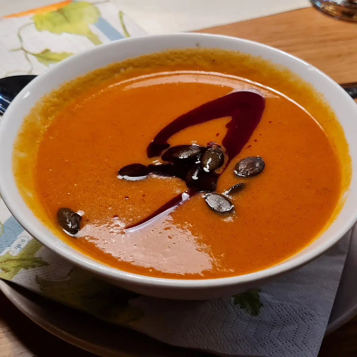Kürbiskremesuppe
