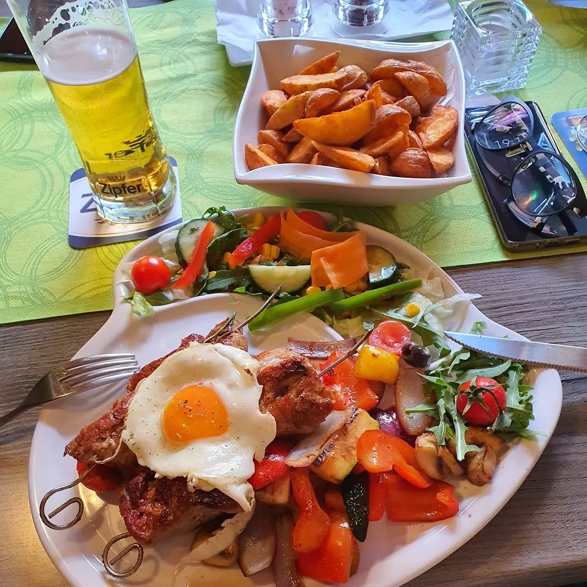 Schweins Lungenbraten Spieß