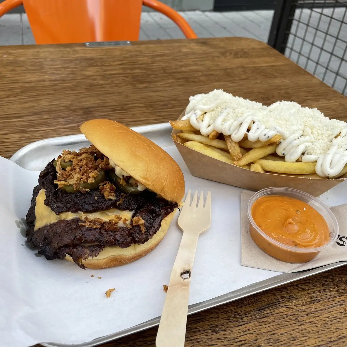 Cheeseburger Truffle Parmesan Fries