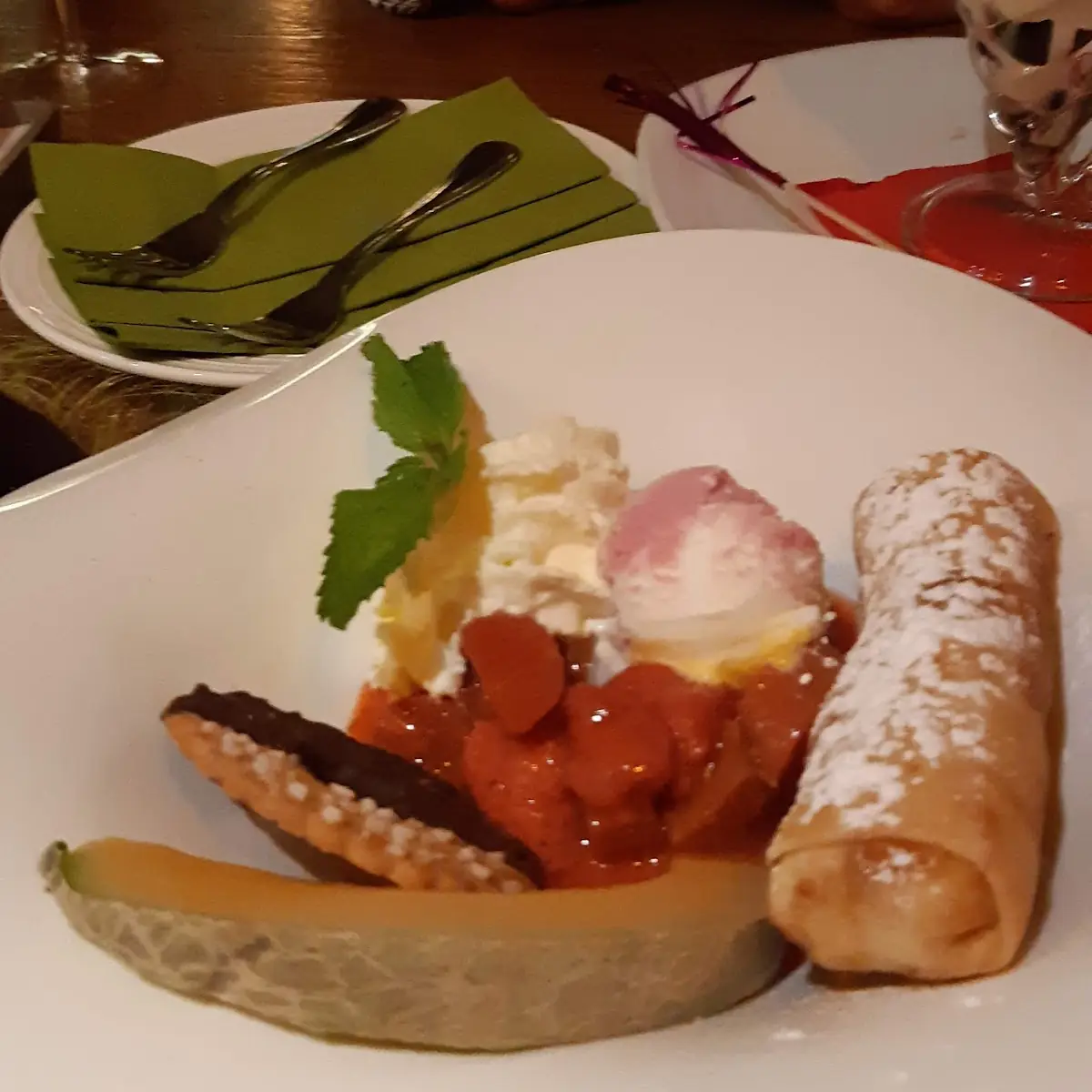 Süße Frühlingsrolle
