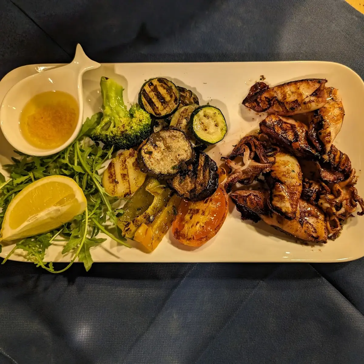 Gegrillte Calamari
