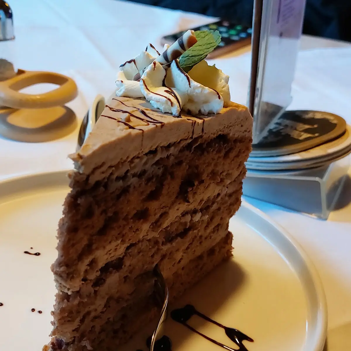 Schokoladen Sahne Kuchen