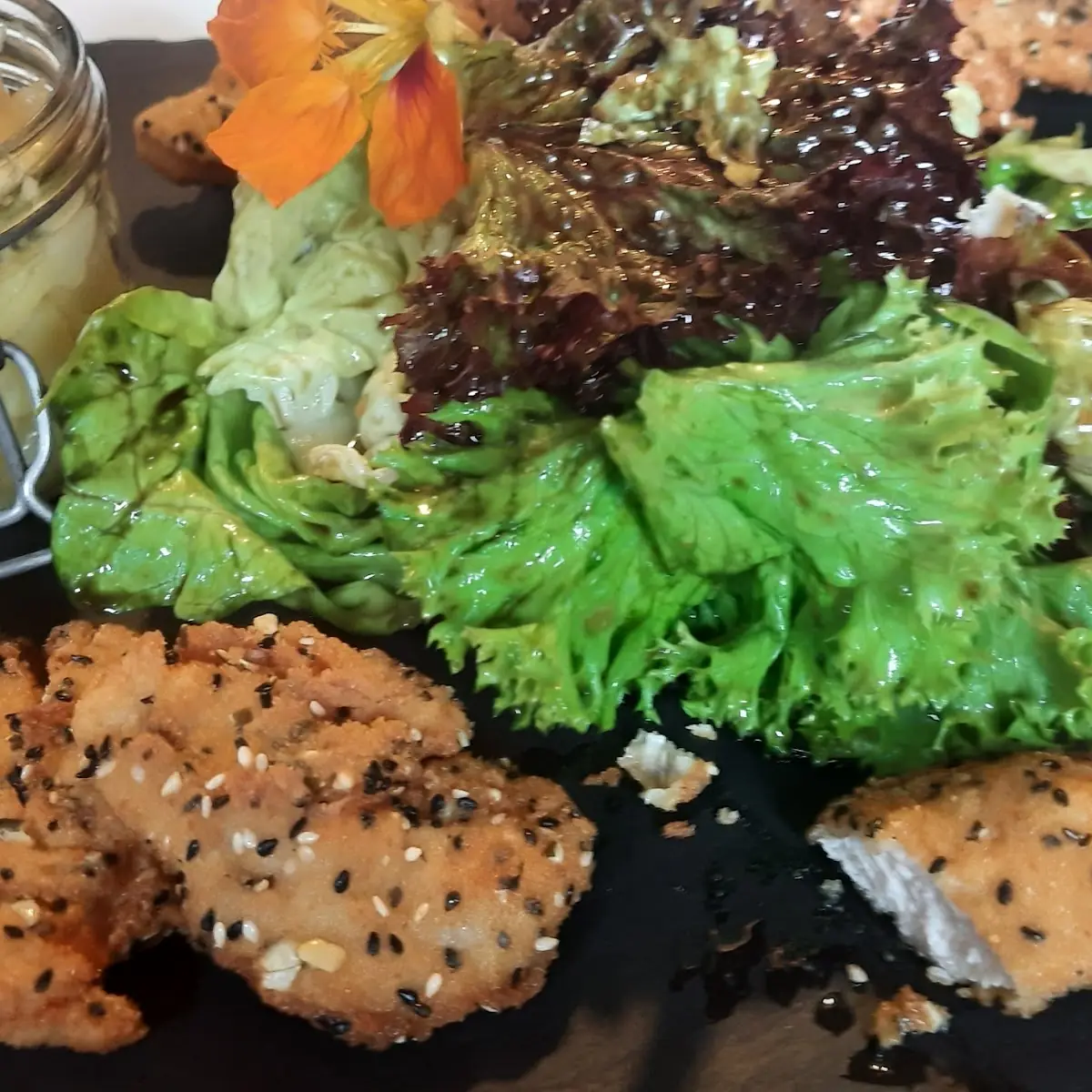 Steirische Salat Mit Backhendl