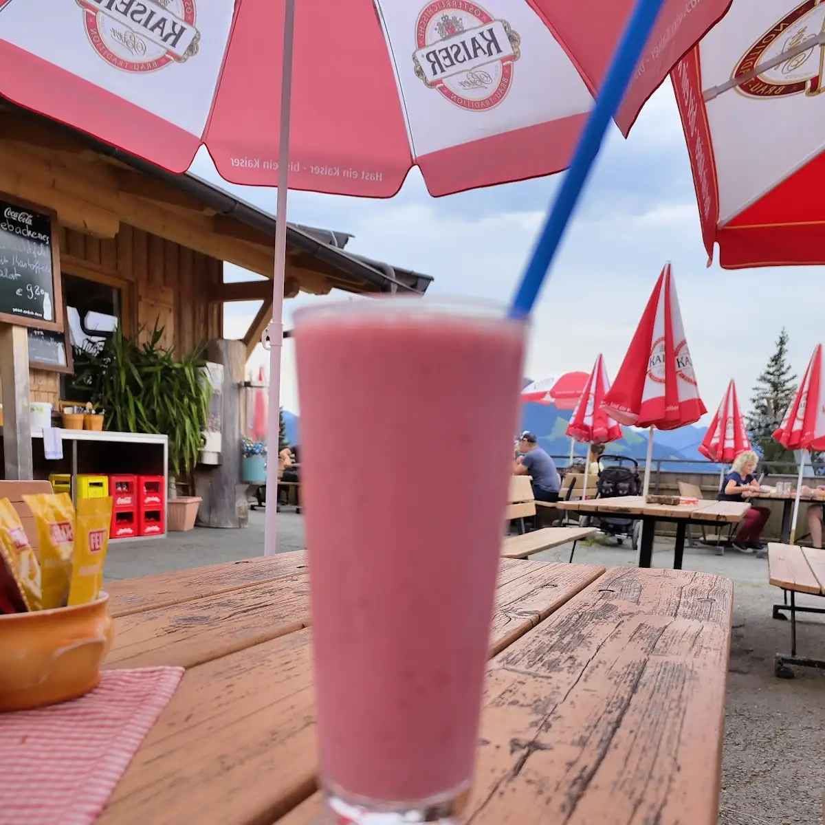 Himbeerbuttermilch