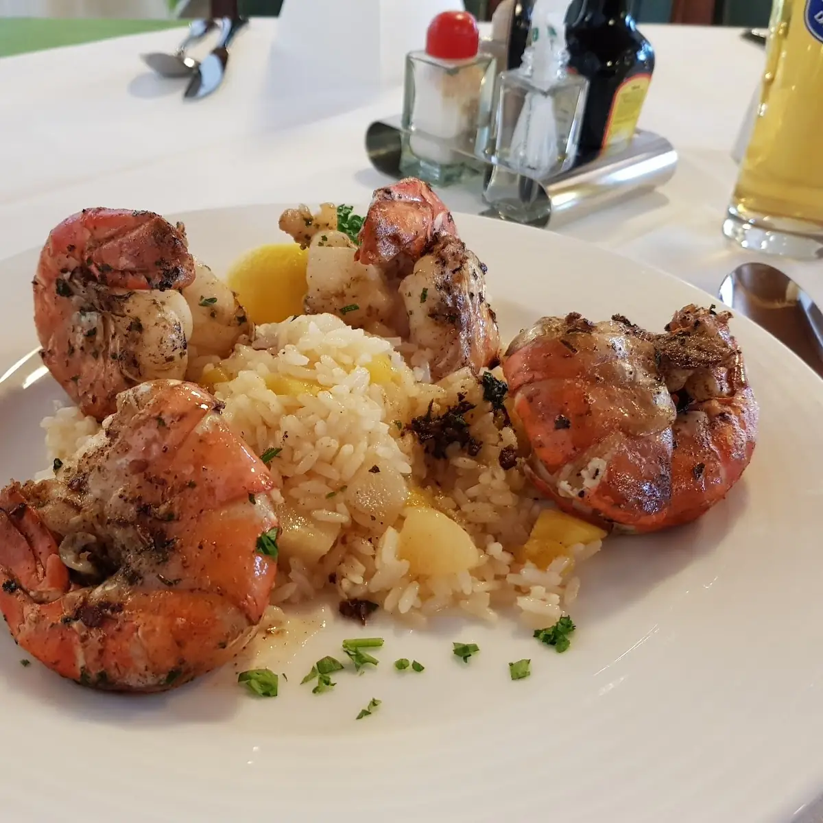 Garnelen Mit Reis