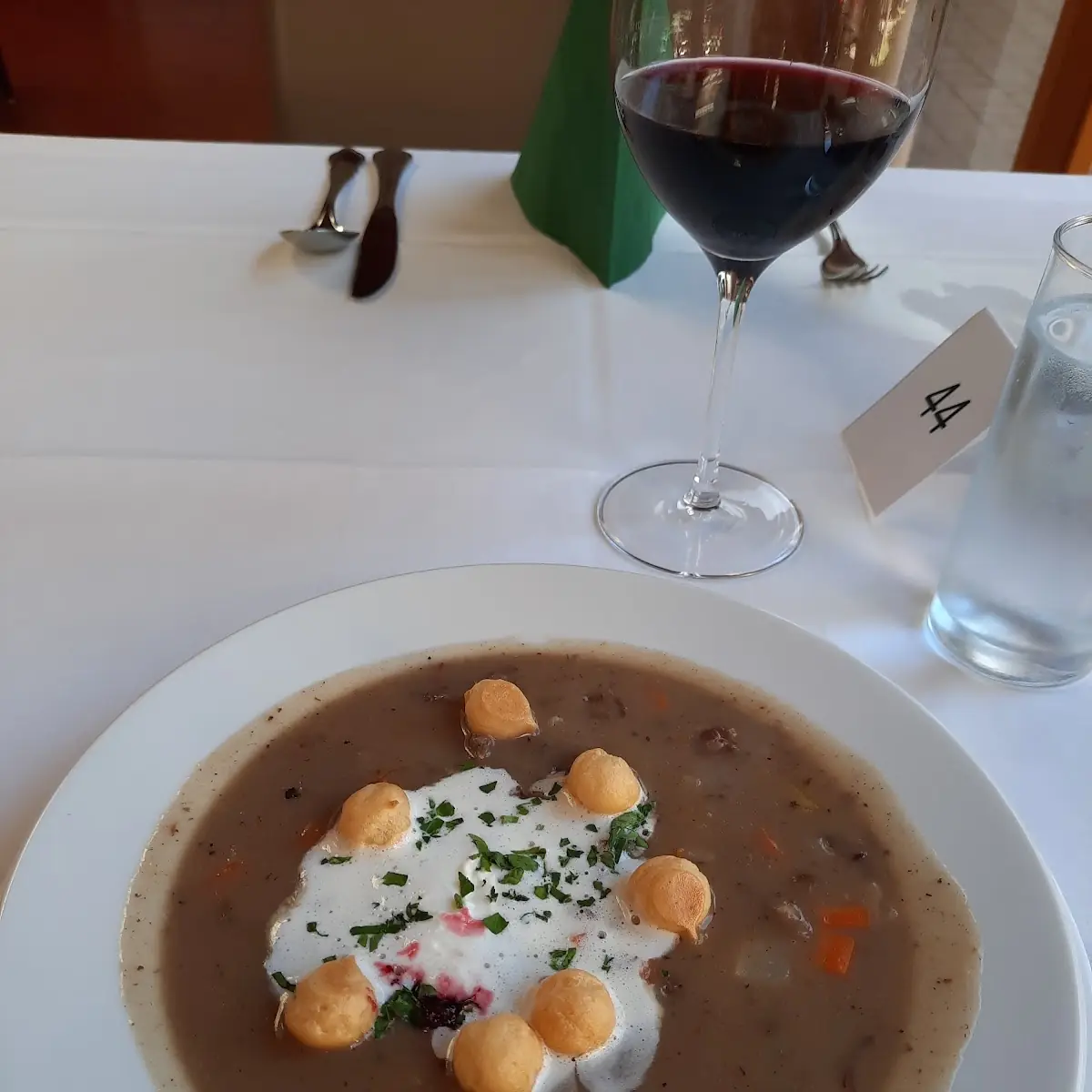 Wildcremesuppe