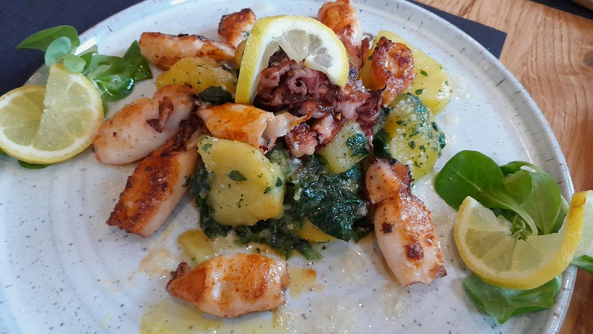 Gegrillte Calamari