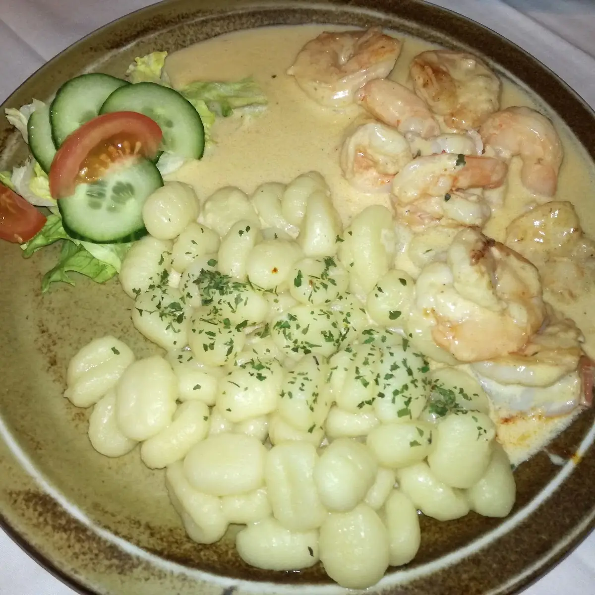 Scampi In Vino