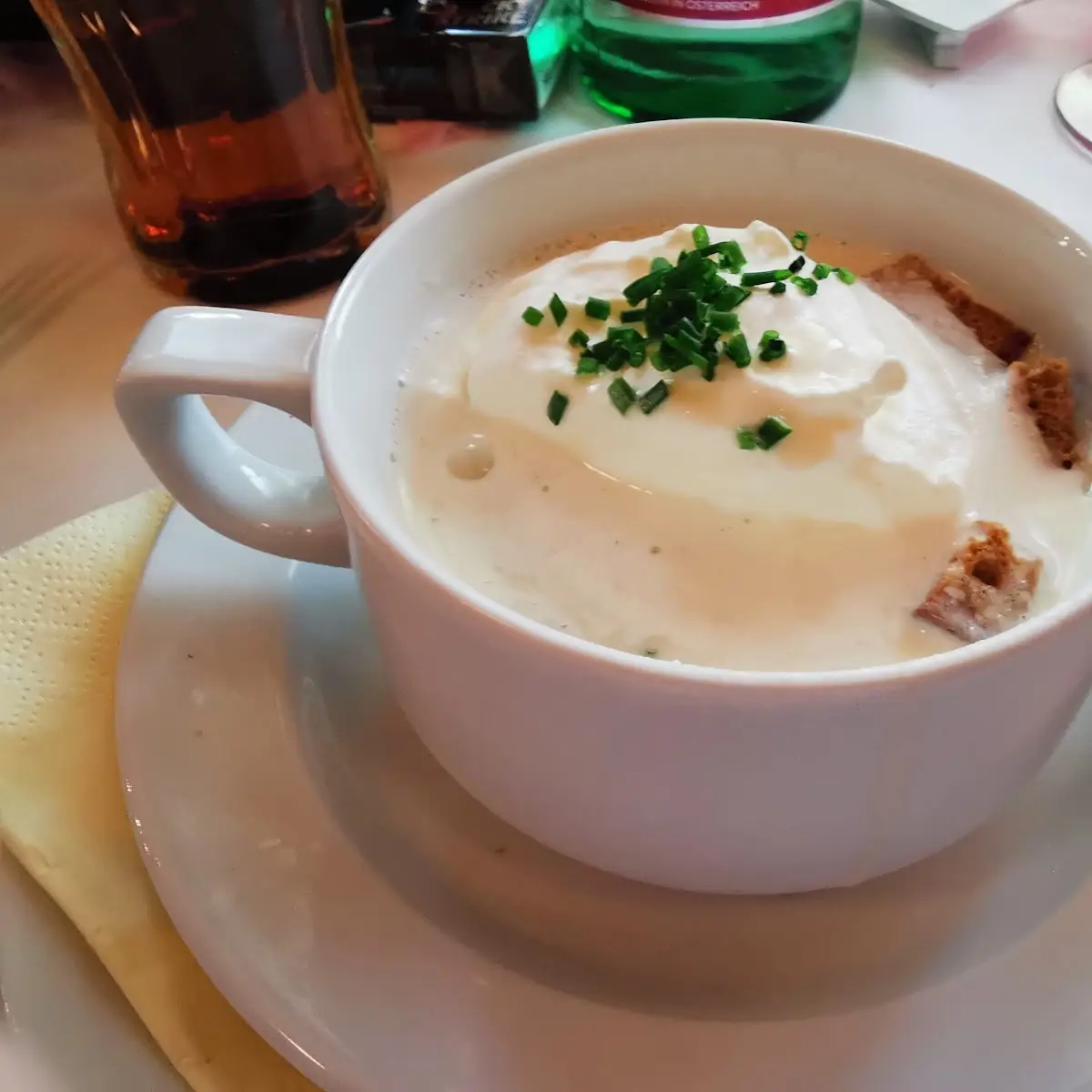 Knoblauchcremesuppe