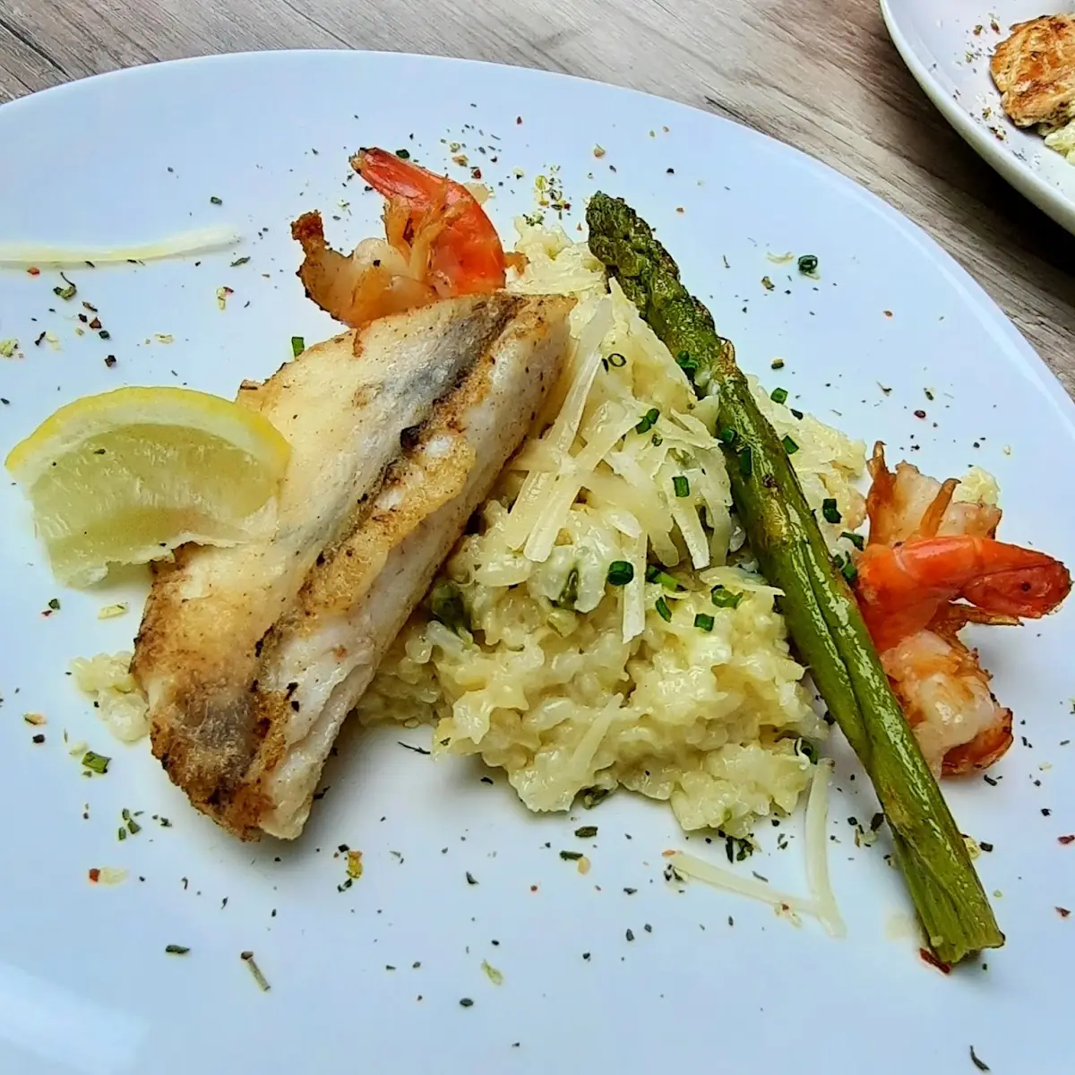 Zander Und Garnelen