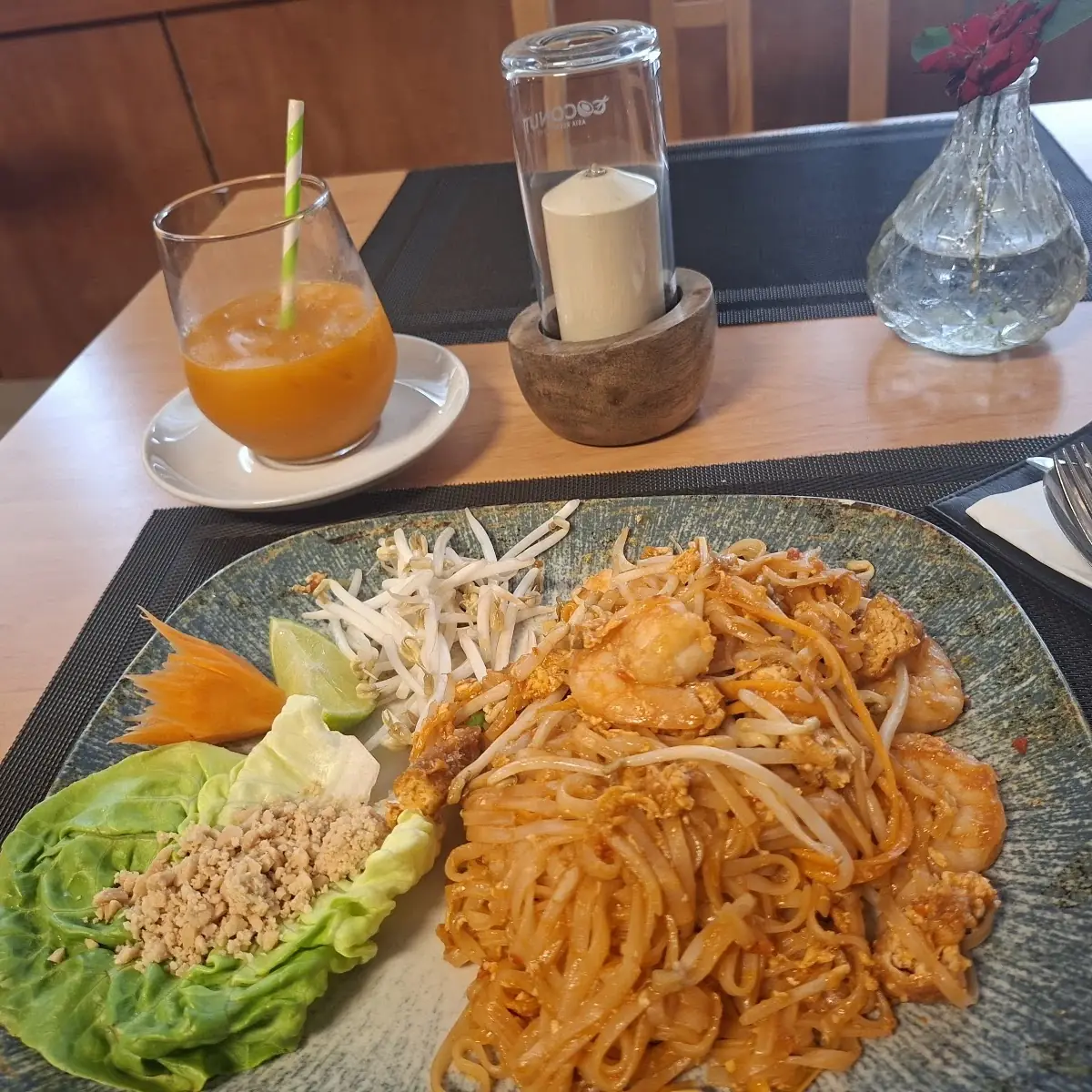 Pan Thai Mit Garnelen
