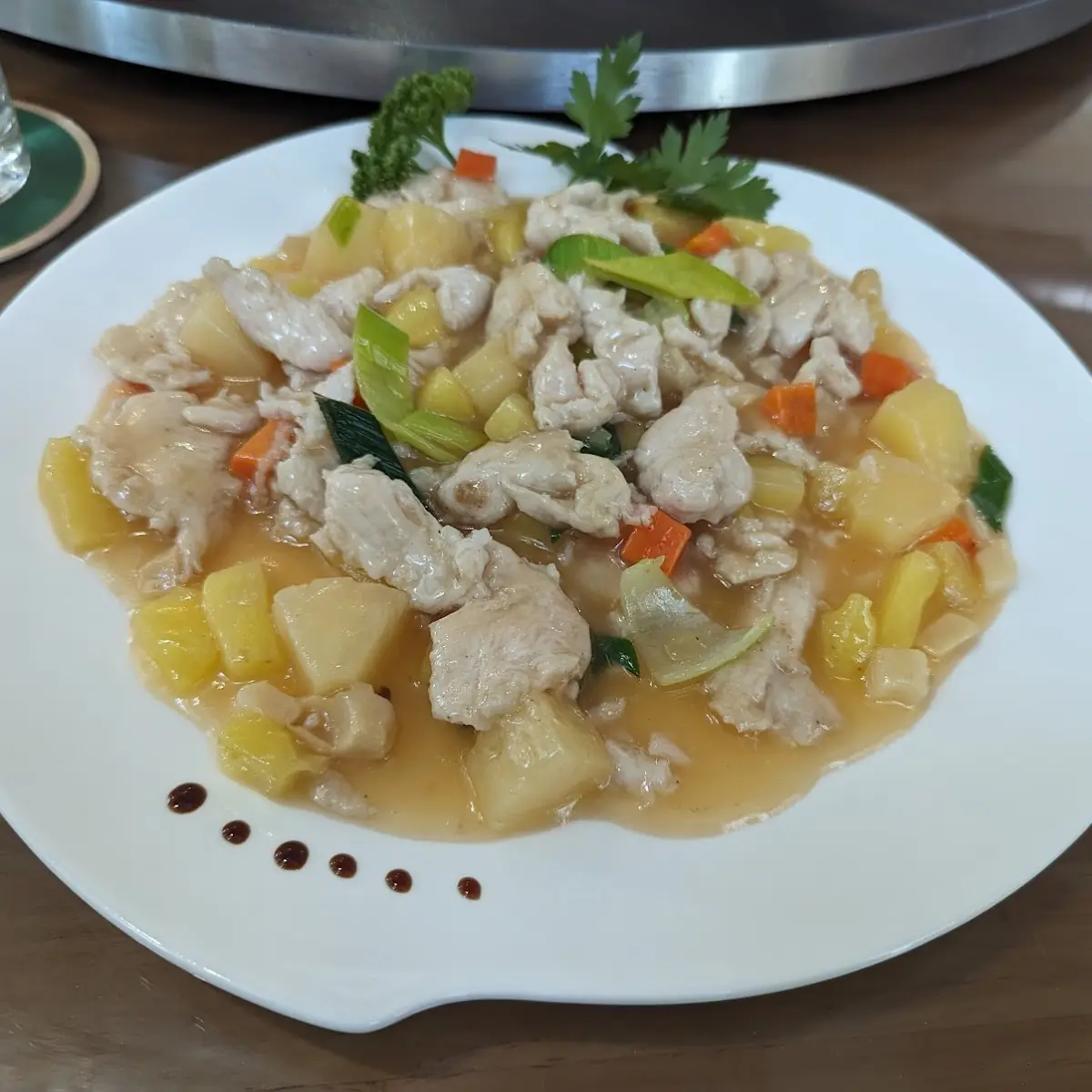 Hühnerfleisch Mit Ananas