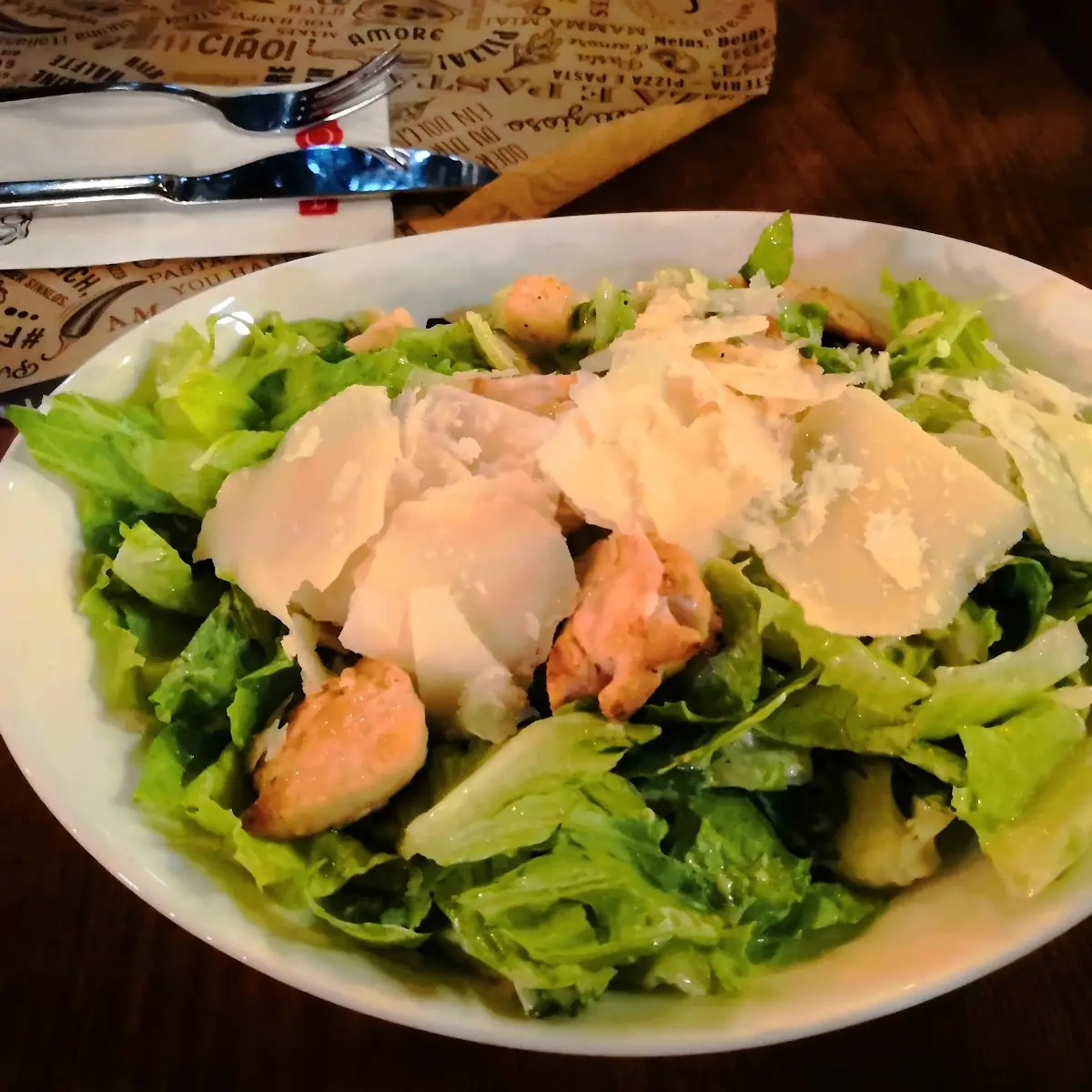 Caesar's Chicken Salat